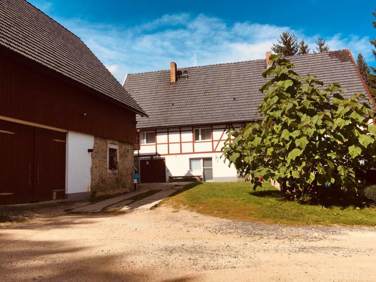Ferienwohnung „Am Gnaucks Hutberg“ Hohnstein Esterno foto